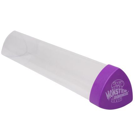 Monster Prism Tube - Purple - Clear triangular prism tube with purple end cap and white Monster Prism logo.