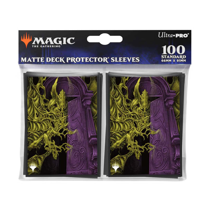 Ultra Pro Sleeves 100 count - Magic the Gathering Duskmourn - Valgavot   Riftgate