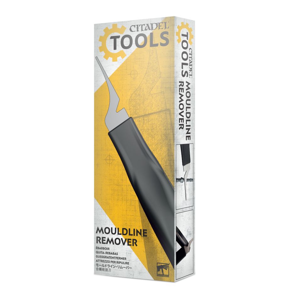 Citadel Tools - Mouldline Remover - Citadel Tools Mouldline Remover with black handle in yellow and white packaging.