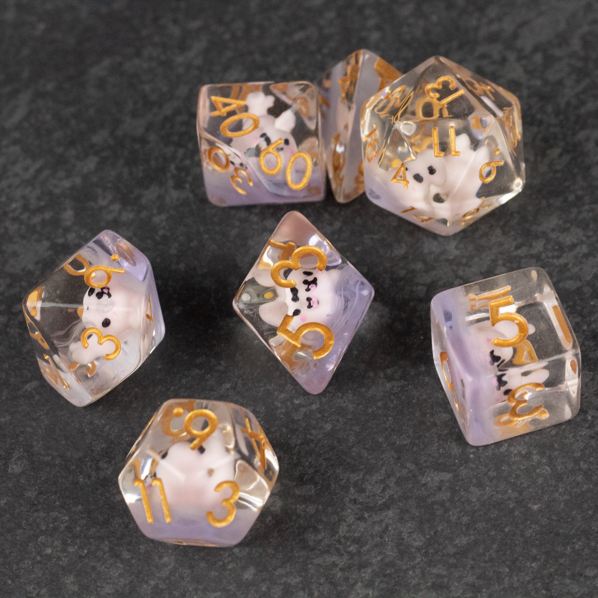 Pink Seal Dice 2