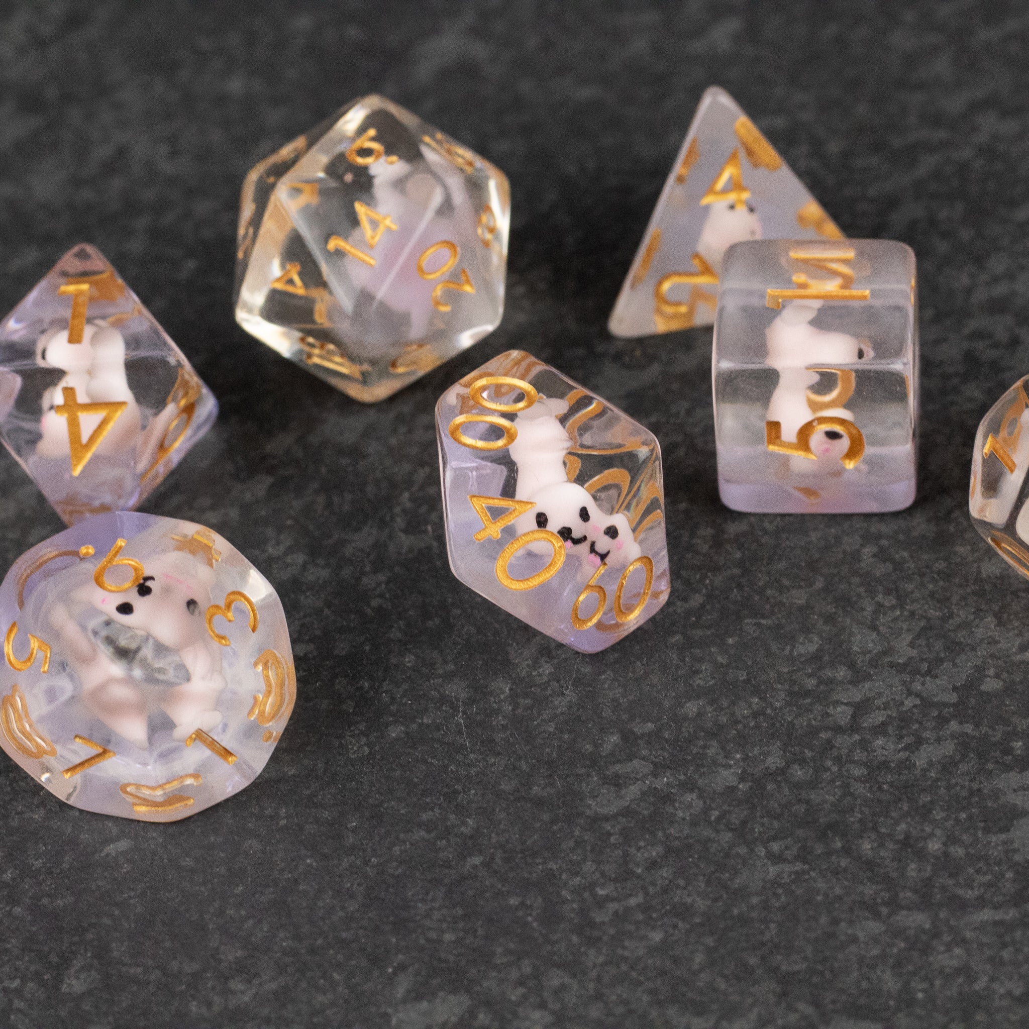 Pink Seal Dice 3