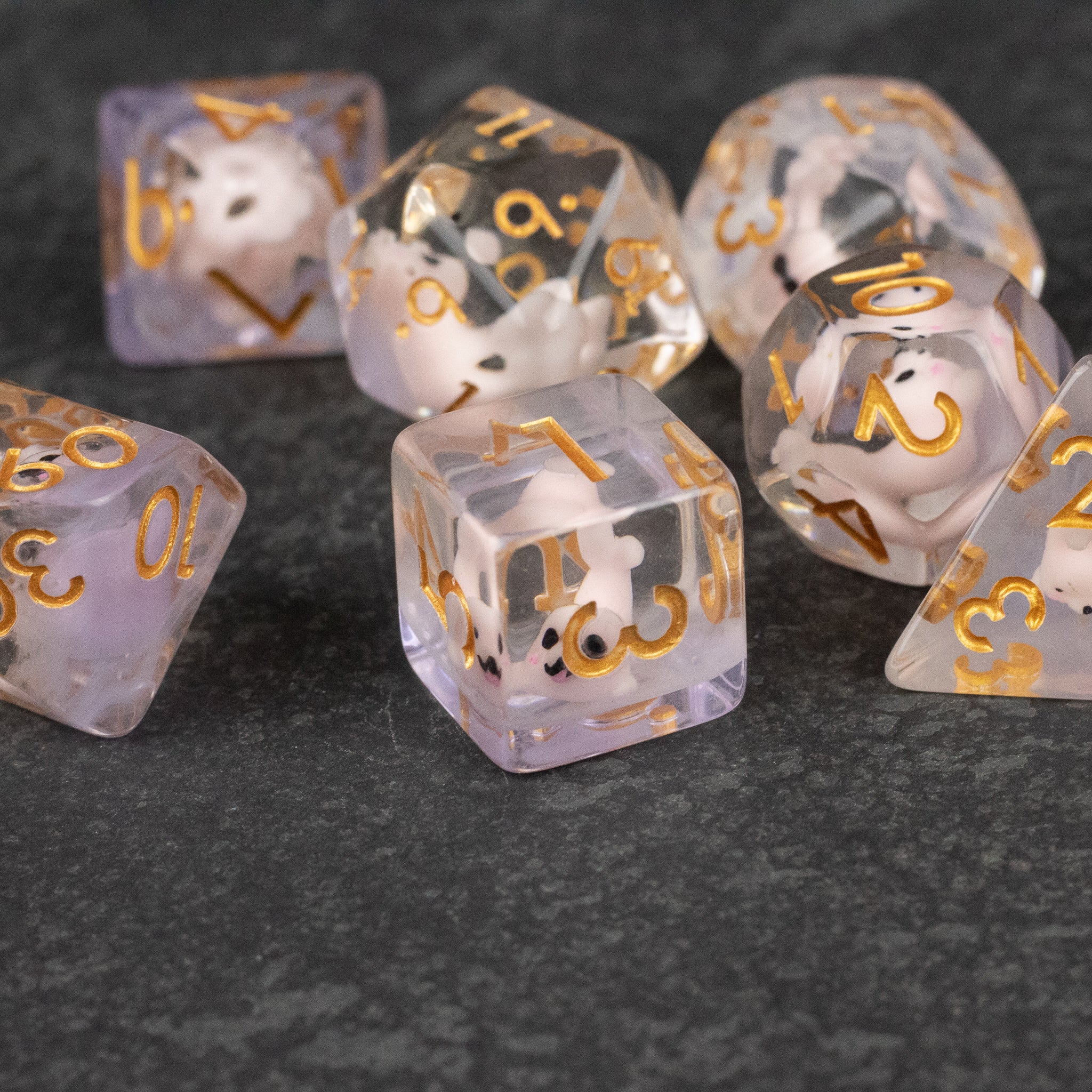 Pink Seal Dice 6