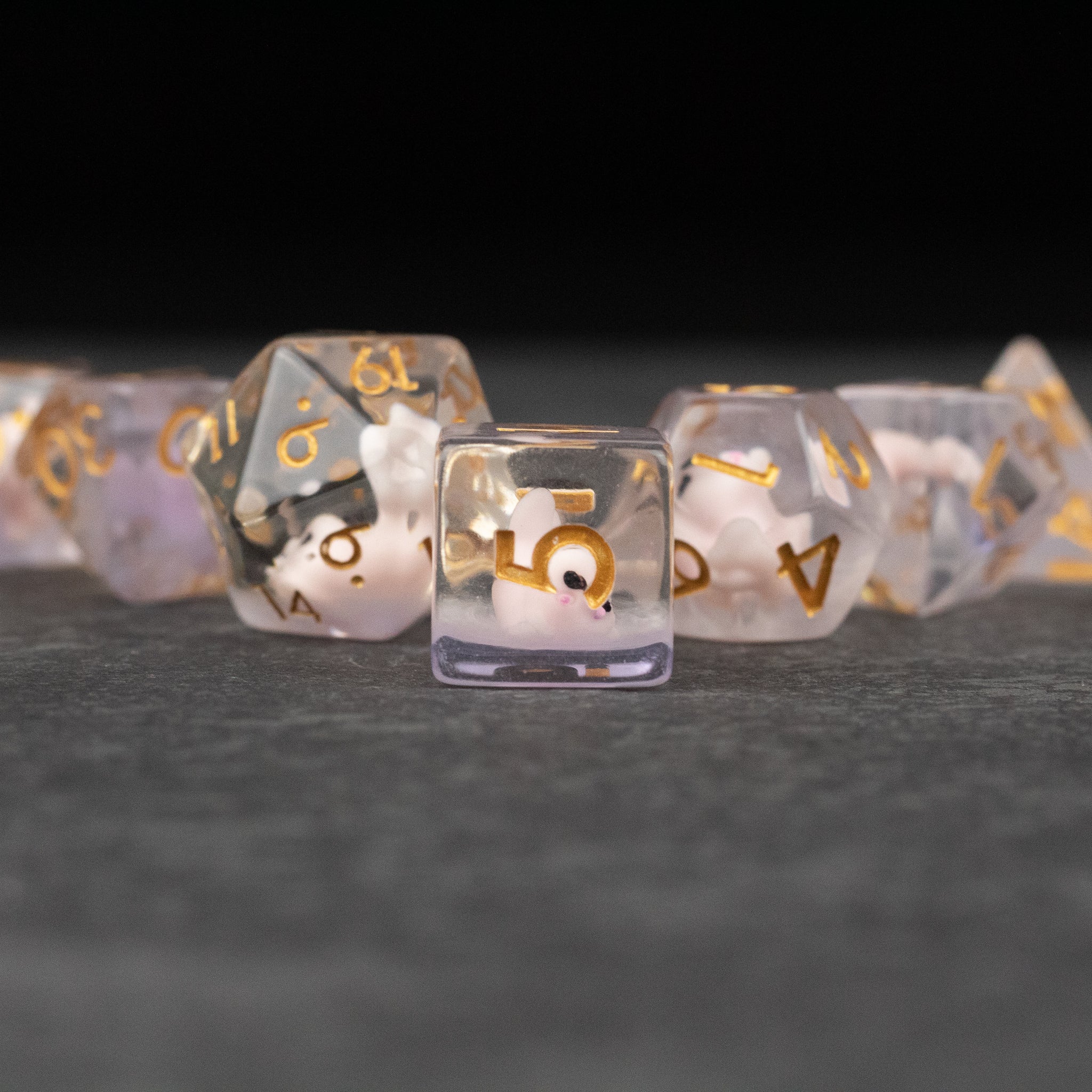 Pink Seal Dice 7