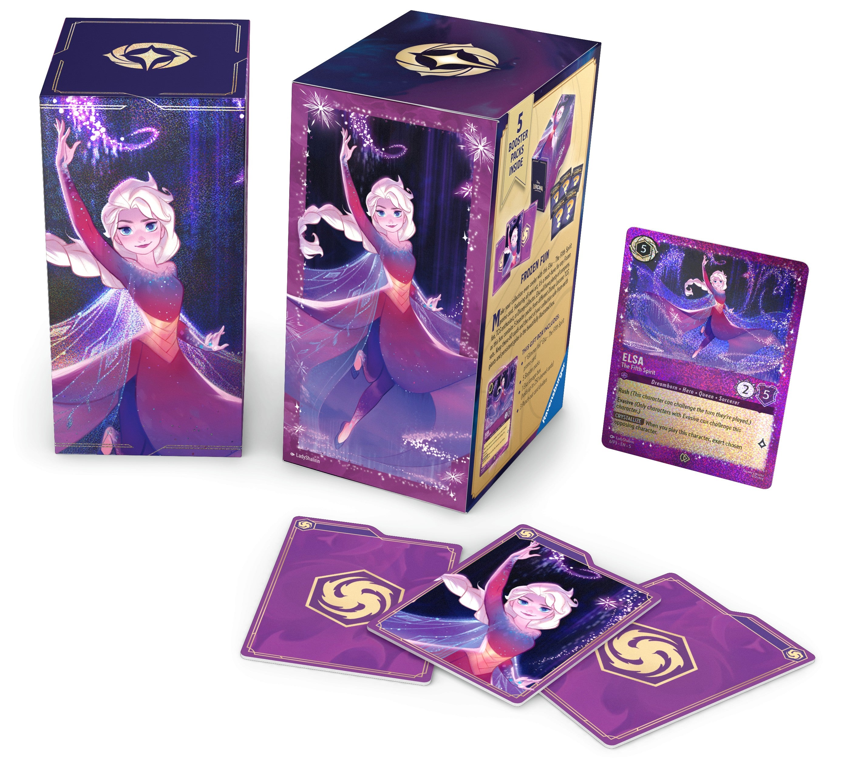 lorcana cards packs Lorcana TCG: Fabled Elsa Gift Set – Riftgate