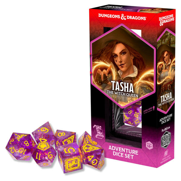 D&D Adventure Dice: Tasha the Witch Queen (Sharp-Edged Dice Set