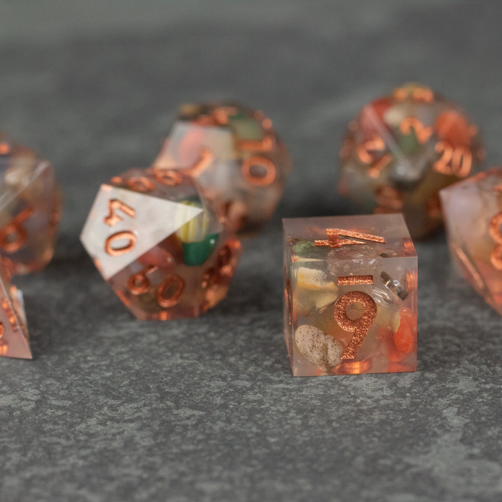 Stone Golem Dice Set 4