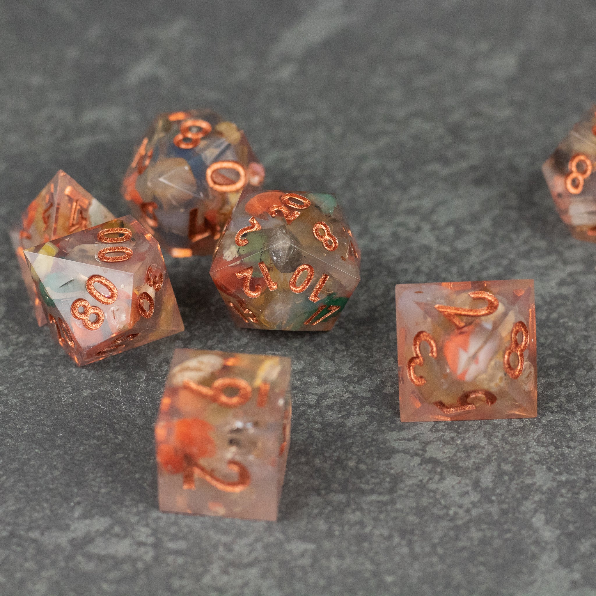 Stone Golem Dice Set 6