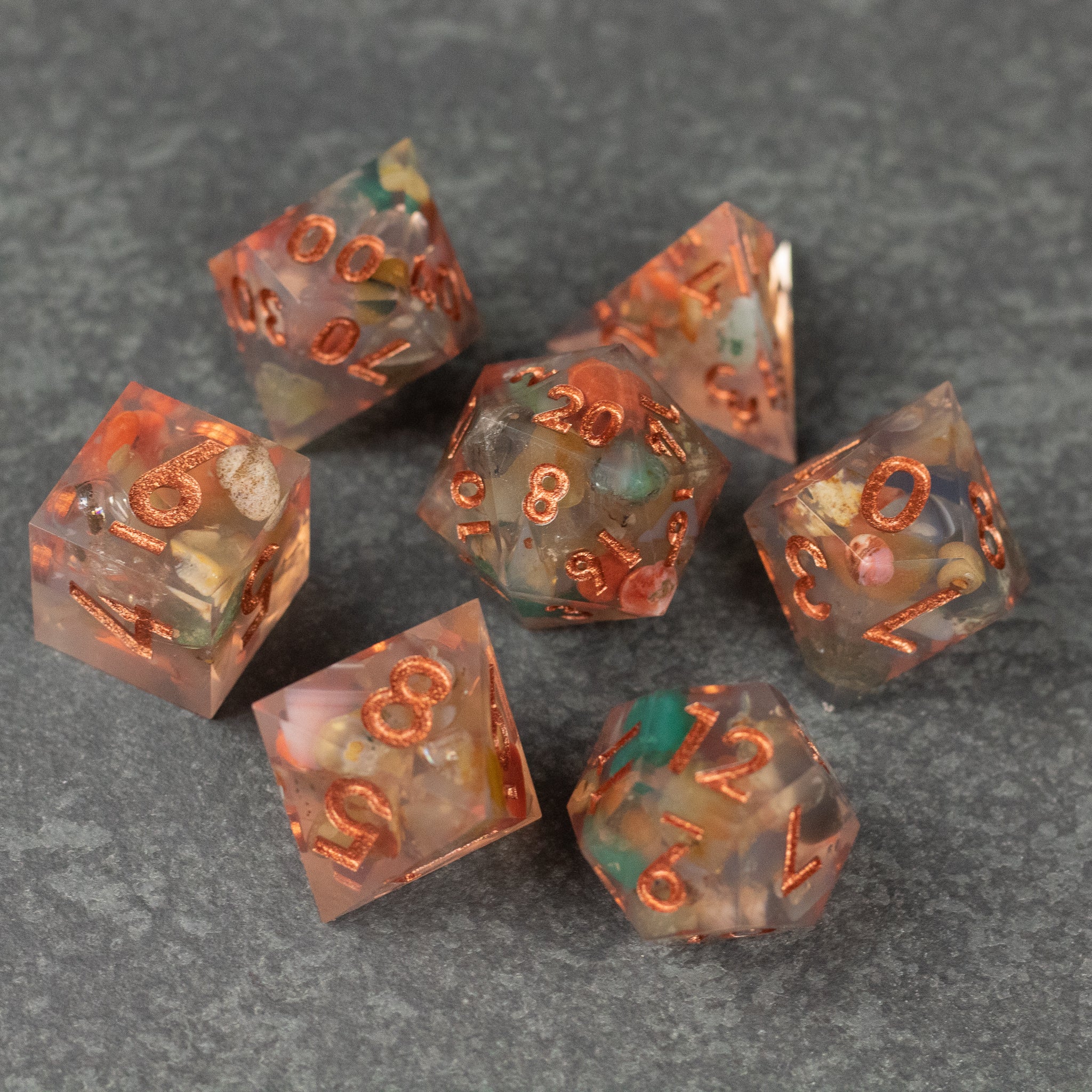 Stone Golem Dice Set 7