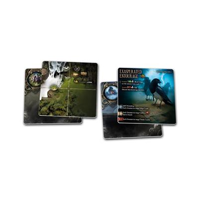 Etherfields: Funeral Witch Campaign - Funeral Witch Campaign, featuring dark fantasy artwork and text with icons on a blue and green background.