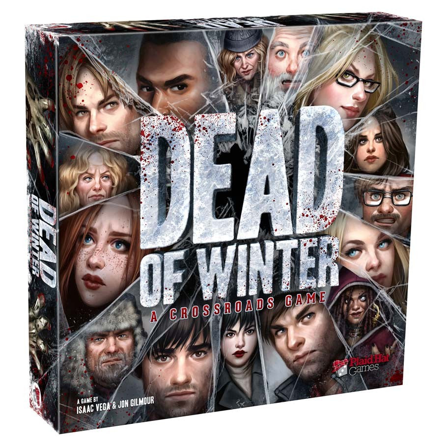 Dead of Winter - Board game Dead of Winter with diverse character faces on the cover and icy, cracked title design.