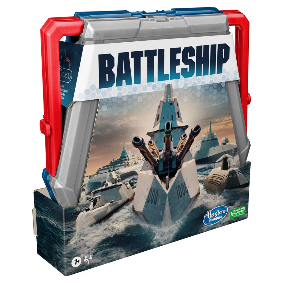Battleship Classic - Battleship Classic game case with naval ships and ocean battle illustration on front.