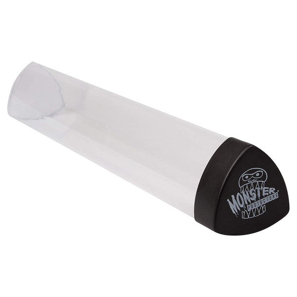 Monster Prism Tube - Black - Clear triangular prism tube with black end cap featuring Monster Prism logo.
