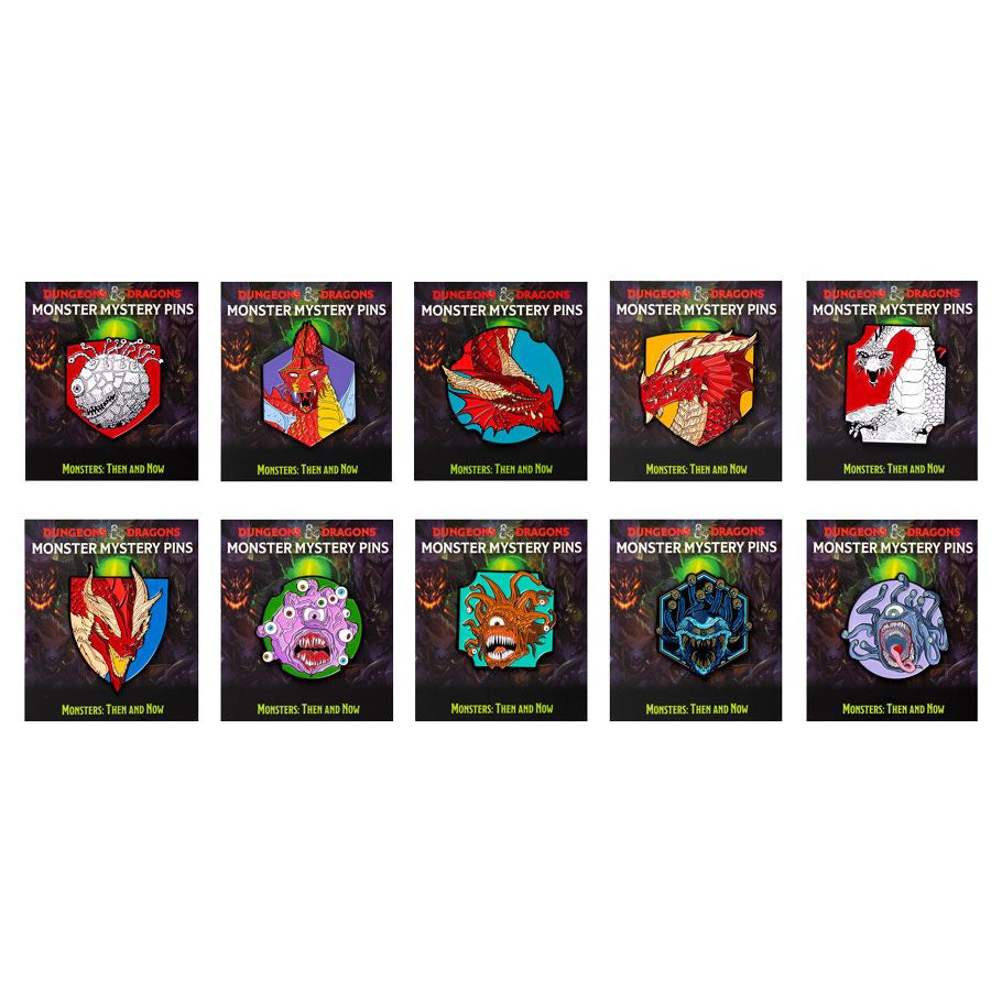 Dungeons & Dragons: Monster Mystery Pins (20)