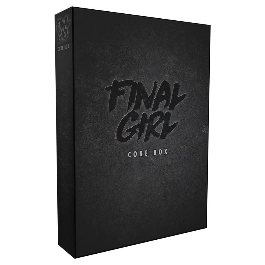 Final Girl: Core Box - Final Girl Core Box with black textured cover and bold gray title text.