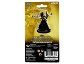 D&D: Nolzur's Marvelous Minis: Boneclaw Wave 15 (Unpainted) - Nolzur's Marvelous Minis Boneclaw miniature packaging with gold background and black unpainted figure silhouette.