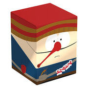 Squaroes 100+ Boulder: South Park: Fractured but Whole - Mosquito (PREORDER) - Square deck box designed as Mosquito character from South Park with red hat, pale face, and blue outfit.