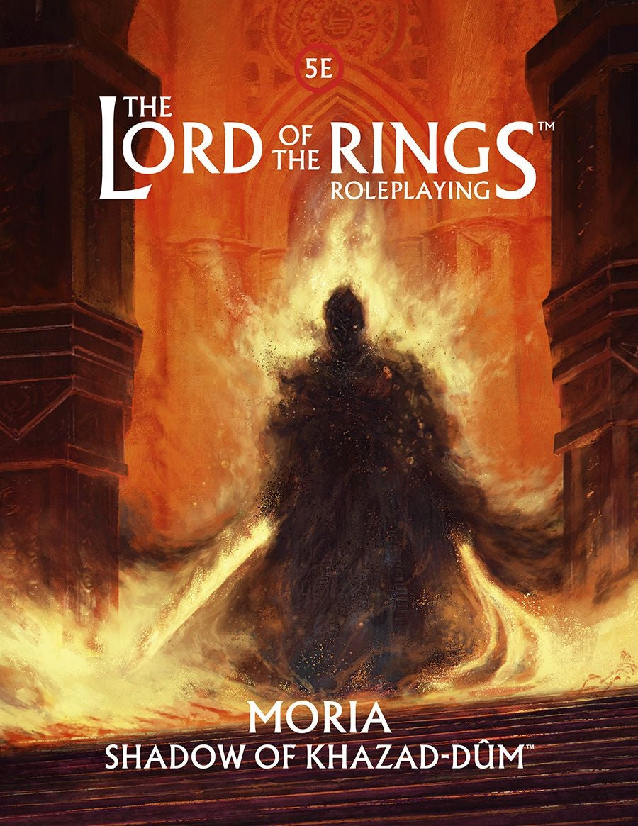 D&D 5E: The Lord of the Rings: Moria: Shadow of Khazad Dun - Shadow of Khazad-Dûm" from The Lord of the Rings roleplaying series.