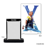 One-Touch Edge: Final Fantasy - Tidus (PREORDER) - Final Fantasy Tidus one-touch edge phone stand with black base and vibrant character art on back panel.