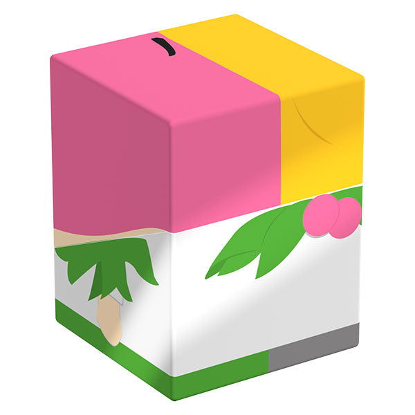 Squaroes 100+ Boulder: South Park: Fractured but Whole - Mintberry Crunch (PREORDER) - Colorful cube-shaped deck box with pink, yellow, white, green, and berry illustrations.