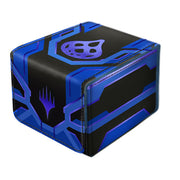 Gatherers' Tavern Domaru Deck Box: Magic the Gathering: Edge of Eternities - Illvoi - Black and blue rectangular deck box with purple Illvoi emblem and geometric edge designs.