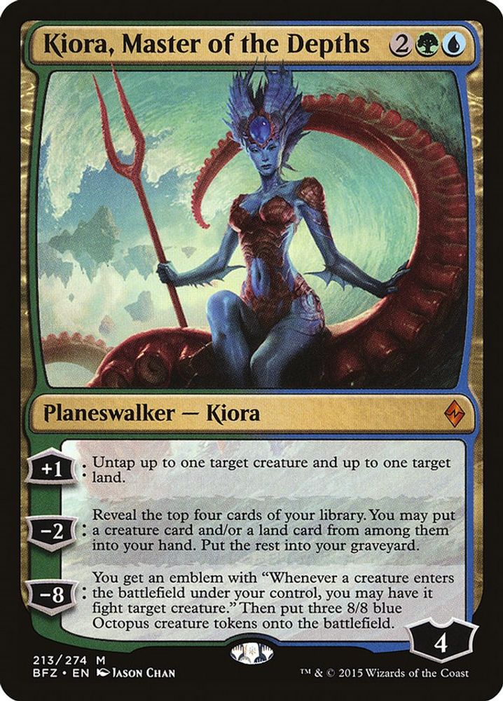 Kiora, Master of the Depths · 213 · BFZ · Non-foil