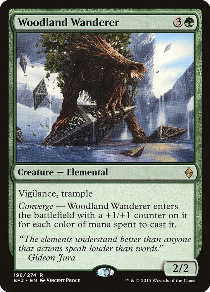 Woodland Wanderer · 198 · Battle for Zendikar · Non-foil