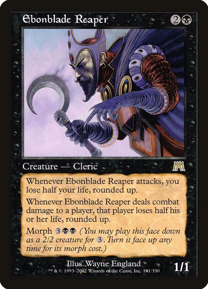 Ebonblade Reaper · 141 · Onslaught · Non-foil