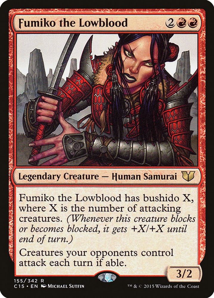 Fumiko the Lowblood · 155 · C15 · Non-foil
