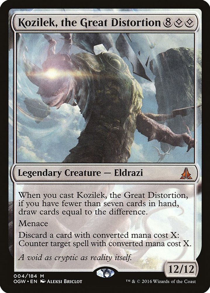Kozilek, the Great Distortion · 4 · OGW · Non-foil