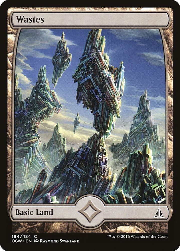 Wastes (184) - Full Art · 184 · Oath of the Gatewatch · Non-foil