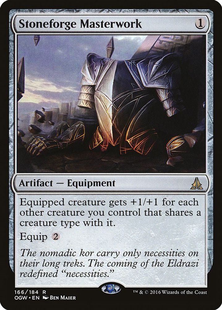 Stoneforge Masterwork · 166 · OGW · Non-foil