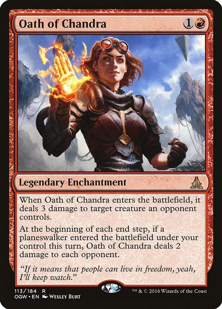 Oath of Chandra · 113 · Oath of the Gatewatch · Non-foil