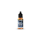 Vallejo True Metallic Metal Light: Forged Red (18ml) - 18ml Vallejo True Metallic Metal Light paint bottle in shiny forged red with black cap and detailed label.