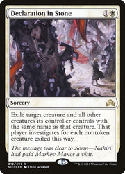 Declaration in Stone · 12 · Shadows over Innistrad · Non-foil