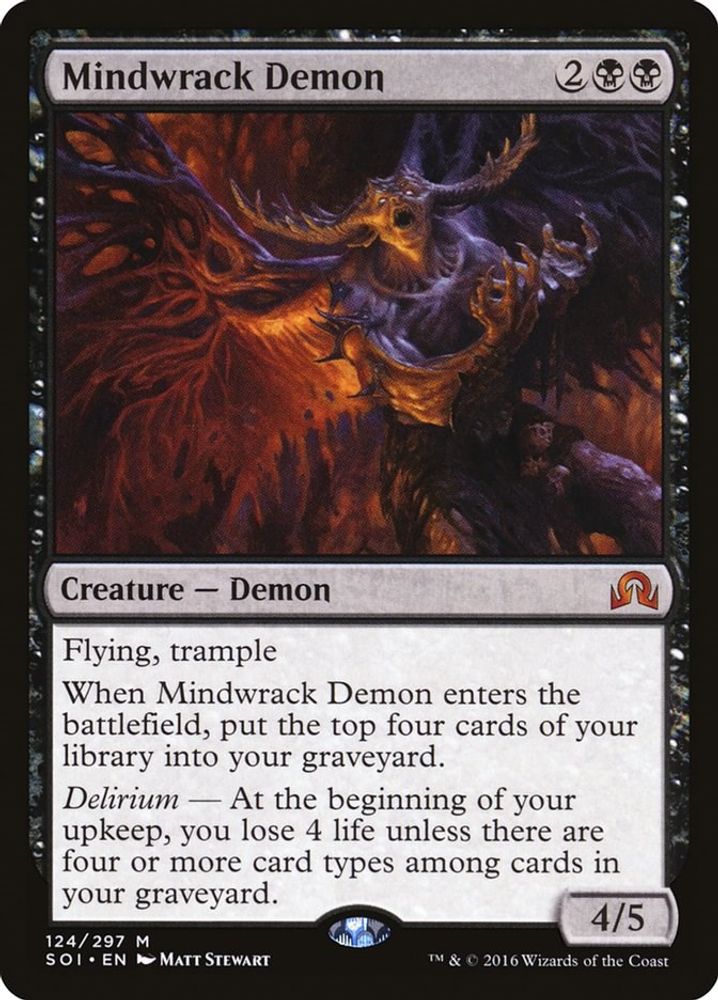 Mindwrack Demon · 124 · Shadows over Innistrad · Non-foil