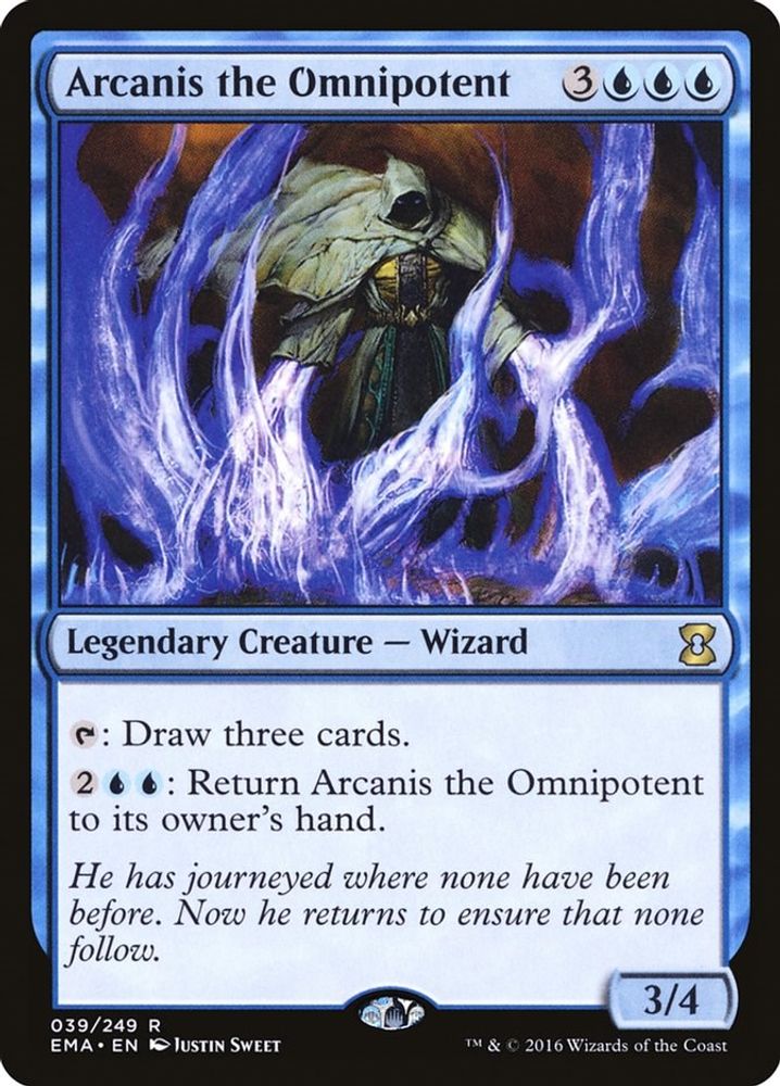 Arcanis the Omnipotent · 39 · Eternal Masters · Non-foil