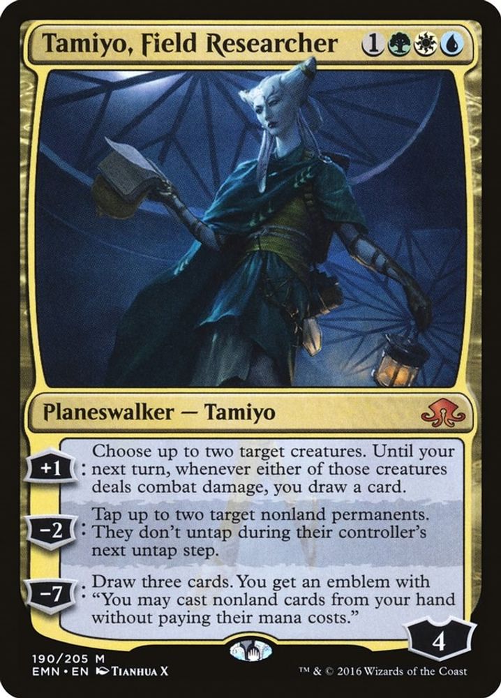 Tamiyo, Field Researcher · 190 · EMN · Non-foil