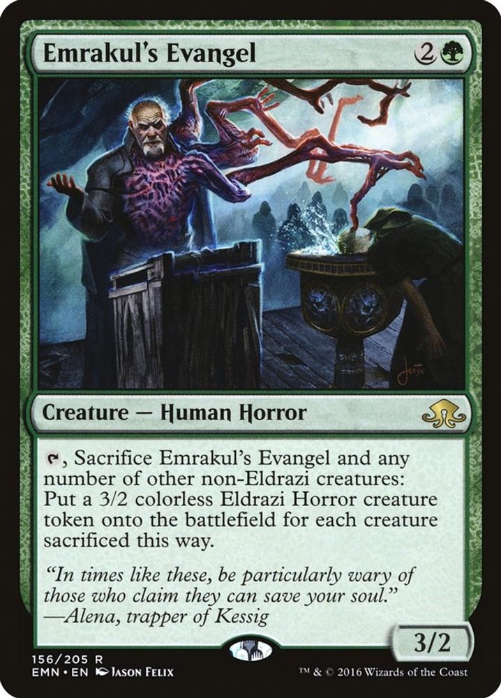 Emrakul's Evangel · 156 · EMN · Non-foil