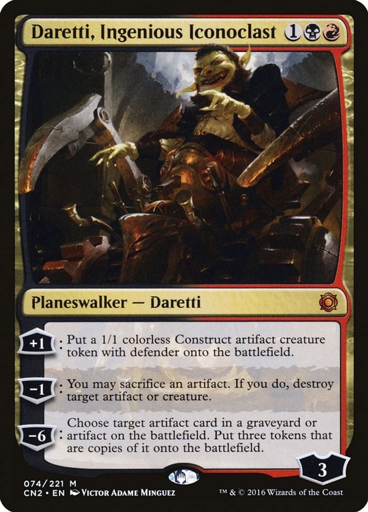 Daretti, Ingenious Iconoclast · 74 · CN2 · Non-foil