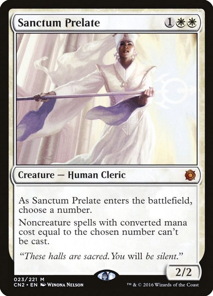 Sanctum Prelate · 23 · Conspiracy: Take the Crown · Non-foil