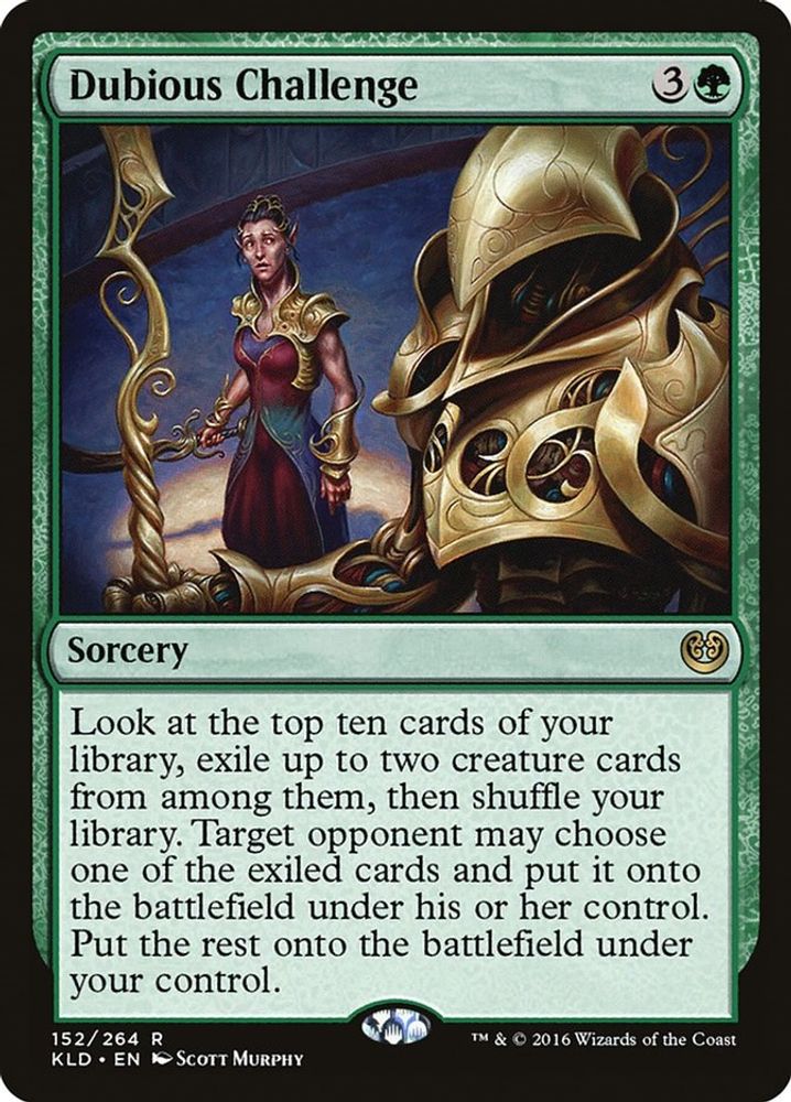 Dubious Challenge · 152 · KLD · Non-foil