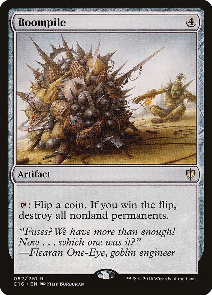 Boompile · 52 · Commander 2016 · Non-foil