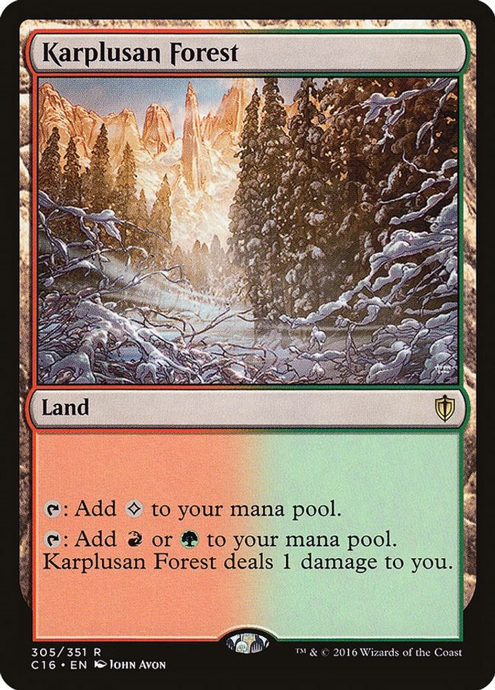 Karplusan Forest · 305 · C16 · Non-foil