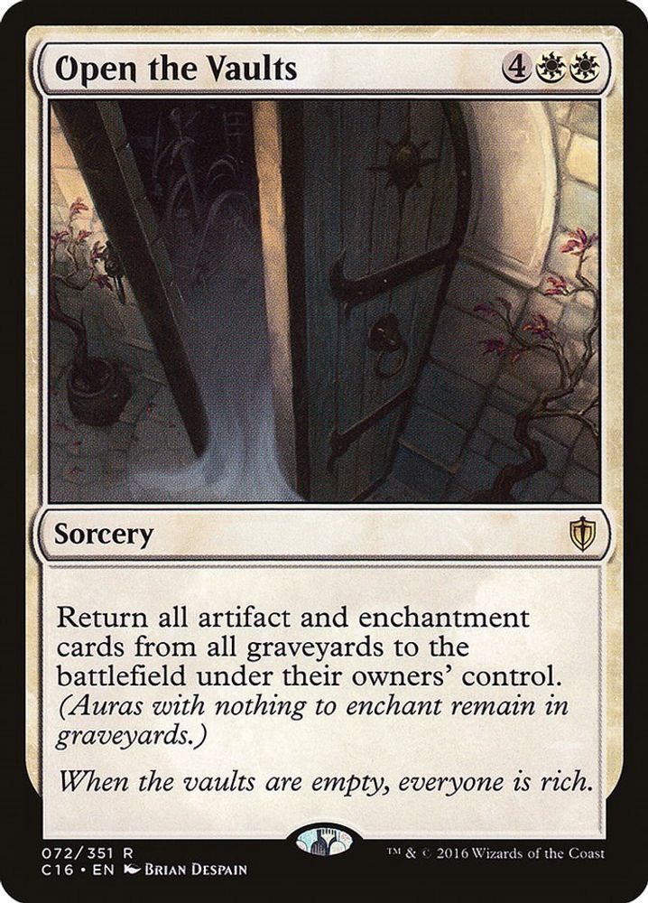 Open the Vaults · 72 · Commander 2016 · Non-foil