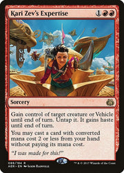 Kari Zev's Expertise · 88 · Aether Revolt · Non-foil
