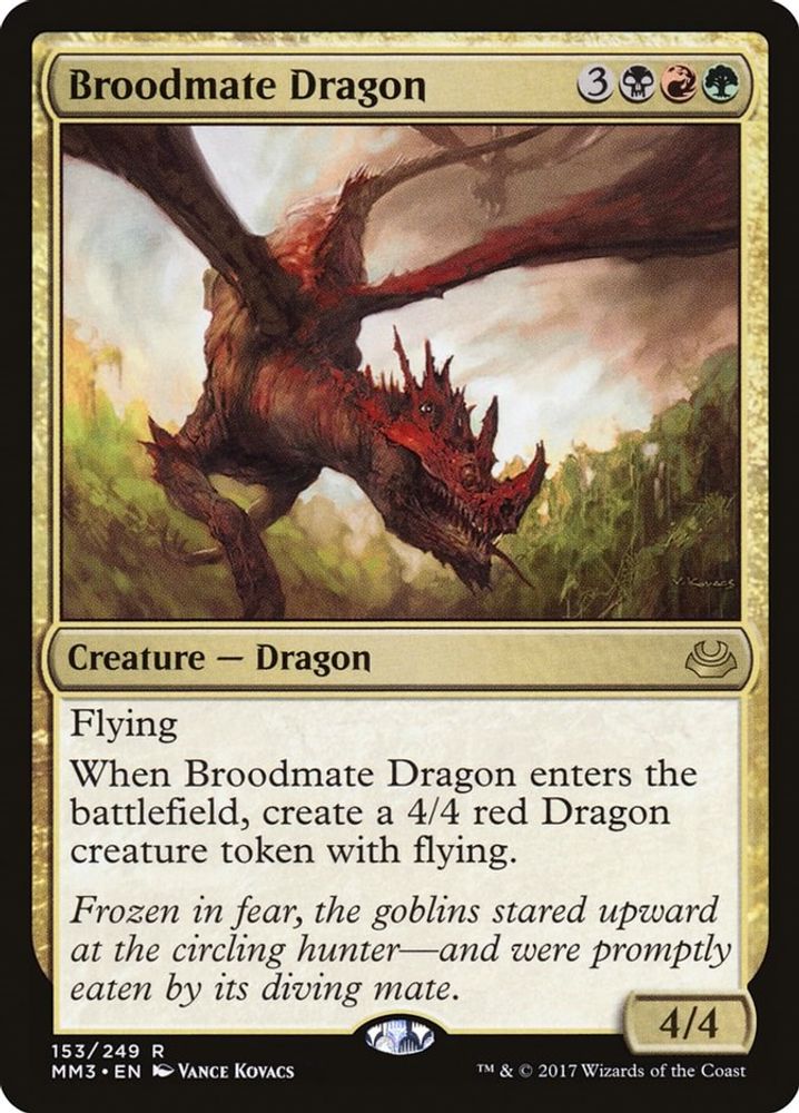 Broodmate Dragon · 153 · MM3 · Non-foil