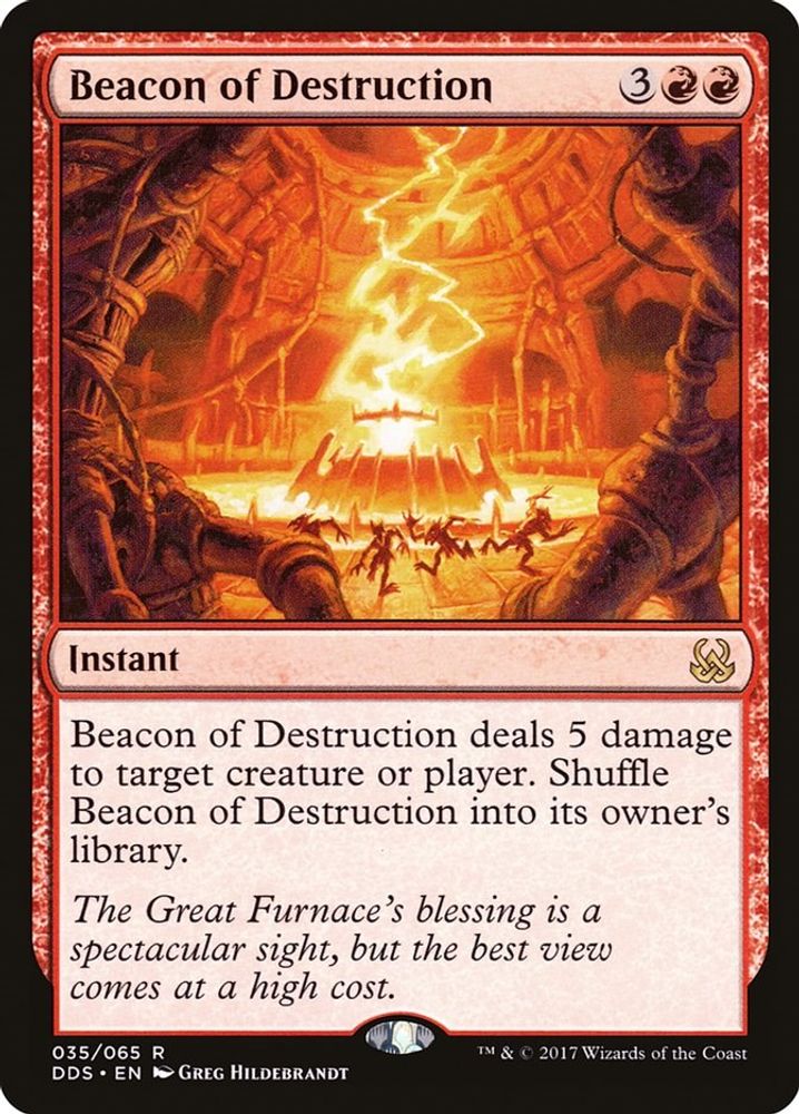 Beacon of Destruction · 35 · Duel Decks: Mind vs. Might · Non-foil