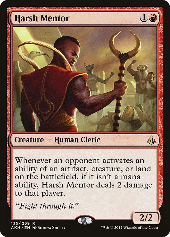 Harsh Mentor · 135 · AKH · Non-foil