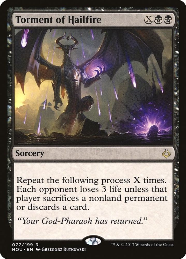 Torment of Hailfire · 77 · HOU · Non-foil