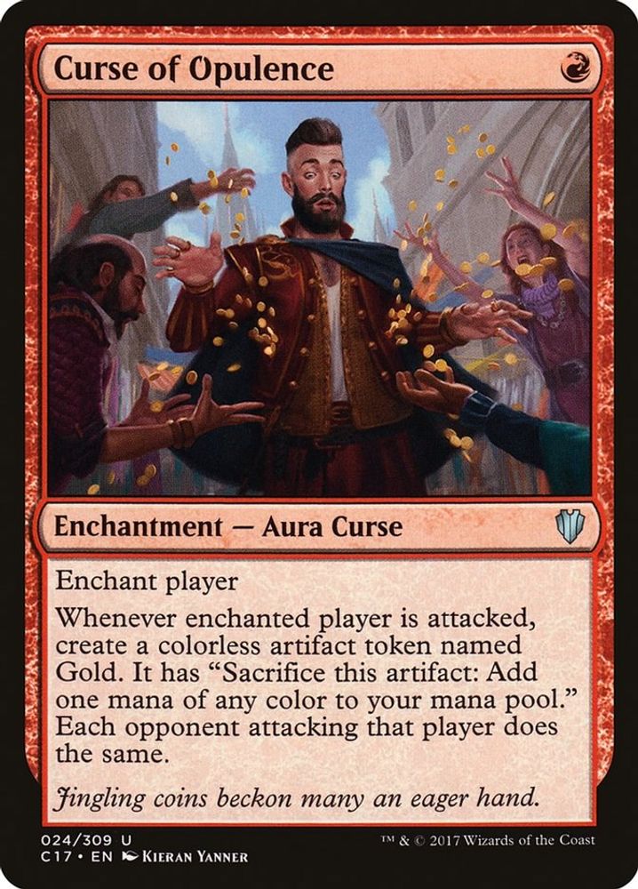 Curse of Opulence · 24 · Commander 2017 · Non-foil